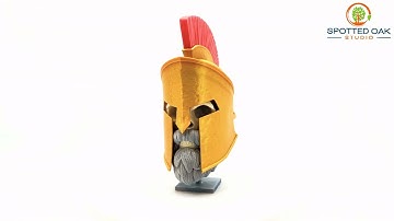 Bambu Lab X1 Carbon - Bearded Skull Spartan Timelapse