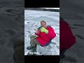 Ice fishing in Washington! #fishing #icefishing #shorts