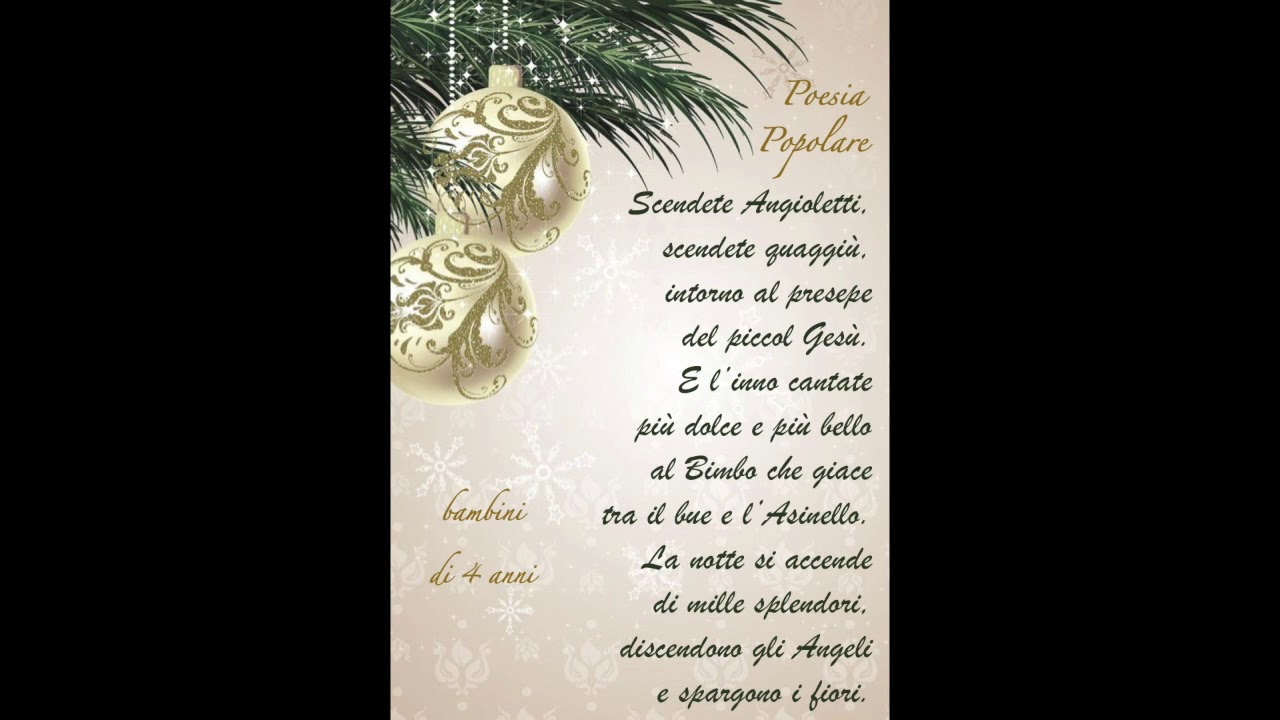 Poesie Di Natale Istituto Comprensivo 76 Francesco Mastriani Di Napoli Youtube