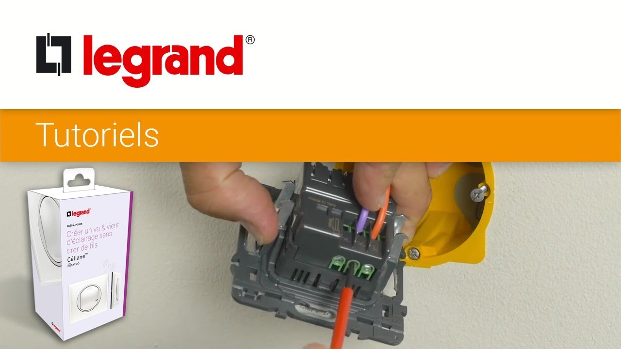 Prêt à poser Legrand : comment installer un va et vient d