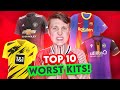 The TOP 10 WORST Football Shirts Of 2021! *SHOCKING*