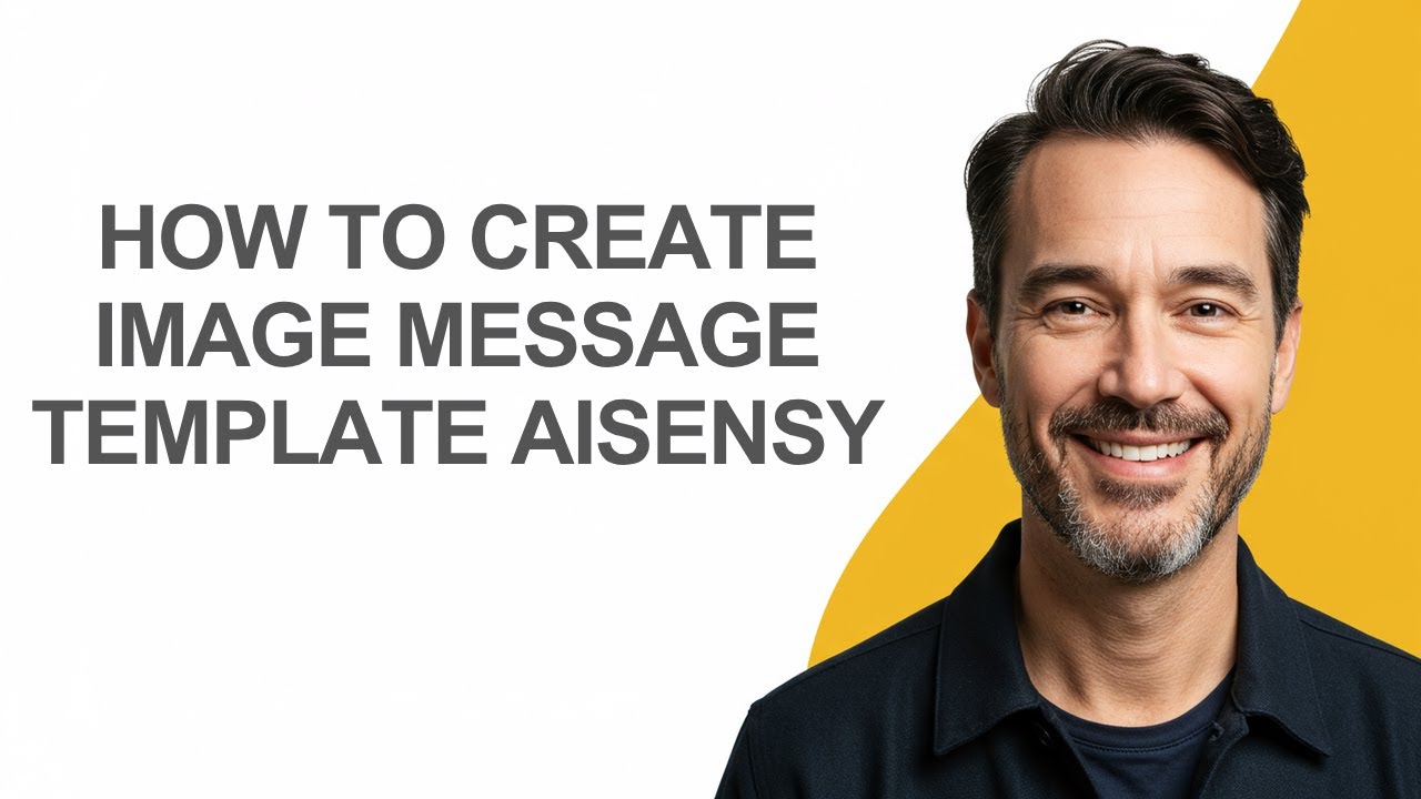 How to Create Image Message Template Aisensy - KevinHowTo - YouTube
