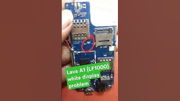 Lava A1new (LF1000)white display problem#shortsvideo #trendingshorts #repairing #viralshorts #viral