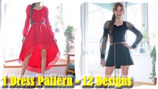 DIY Statement Dress with Versatile SewingPattern: Multiple Designs!