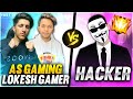 As Gaming & Lokesh Gamer Vs Biggest Hacker 😱 1 Vs 2 Diamond Hacker Who Will Win - Garena Free Fire