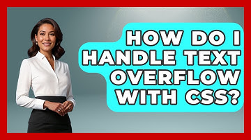 How Do I Handle Text Overflow With CSS? - Graphic Design Nerd