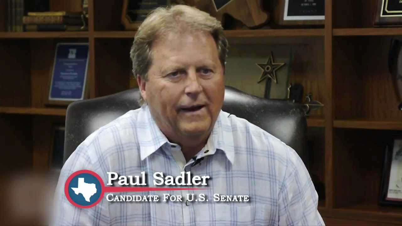 Paul Sadler says Cruz does not represent Texas YouTube