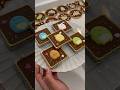 セリアのケーキトレーにチョコを流してトッピングして、冷蔵で冷やすだけでオシャレなチョコができるらしい#shorts