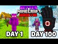 I survived 100 days in better minecraft hardcore