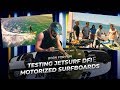 Jetsurf Race DFI - testing new motorized surfboards