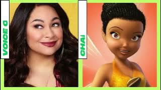 COMPARISON VOICE OVER AND CHARACTER TINKER BELL AND THE GREAT FAIRY RESCUE