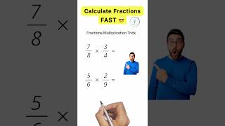 Math Tricks Schools Never Teach 😱📘 Calculate fraction with easy trick #maths