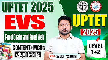 UPTET 2025 : EVS | Food Chain & Food Web, UP TET EVS Class #11, UP TET Paryavaran By Ankit Sir