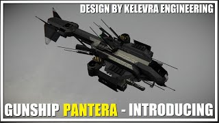 [SPACE ENGINEERS] PANTERA Gunship by Kelevra