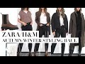 HUGE ZARA & H&M FALL/WINTER STYLING HAUL