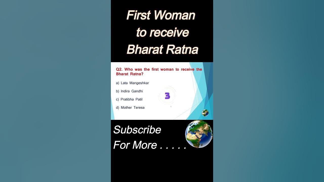 First Woman To Receive Bharat Ratna shorts viral viralvideo first-woman-to-receive-bharat-ratna-shorts-viral-viralvideo