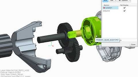 Tutorial  Creating Combination Views - Creo