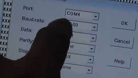 Z180 homebrew computer (Z80 based) connects with 57.6k serial at 20 MHz clock to host PC