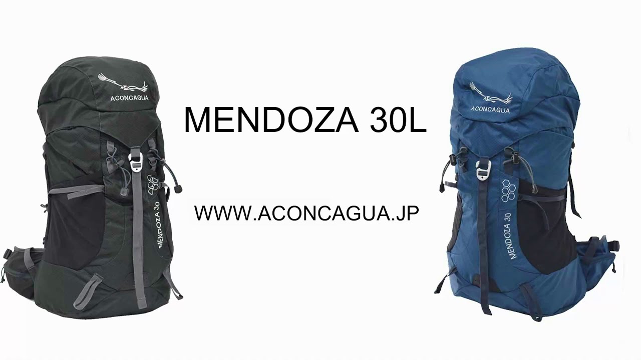 アコンカグア メンドーサ 30L BLUE/BLACK。 - YouTube