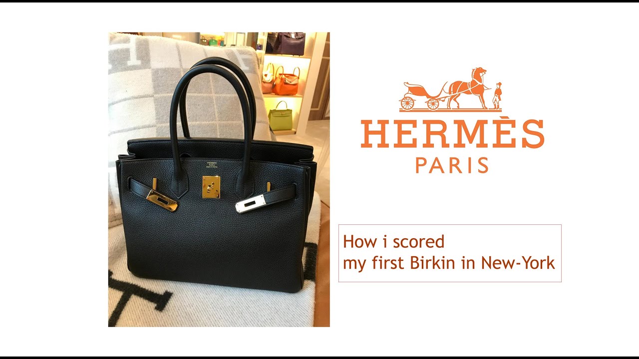 HOW I SCORED MY FIRST BIRKIN IN NEW-YORK ! - YouTube