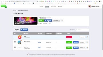 Sharing a Grid or a Specific Topic in FlipGrid