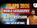 UP APO 2026 | World Geography | Rapid Revision Series | Target Prelims Exam #upapo2025 #upapo