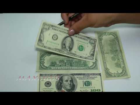 Vídeo: Como saber se uma nota de 100 dólares de 1980 é real?