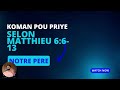 Koman pou Prier BonDieu