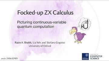 The Focked-up ZX Calculus: Picturing Continuous-Variable Quantum Computation - Razin A. Shaikh