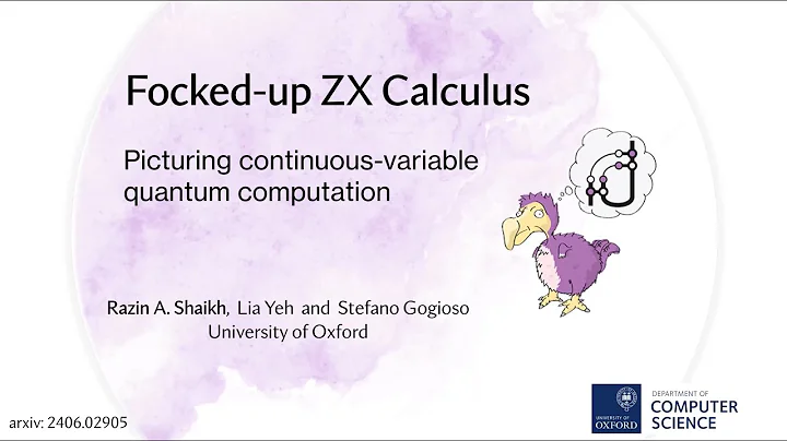 The Focked-up ZX Calculus: Picturing Continuous-Variable Quantum Computation - Razin A. Shaikh