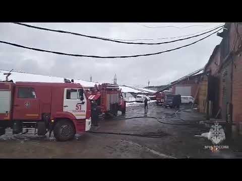 Пожар на майнинг ферме в Усть-Илимске