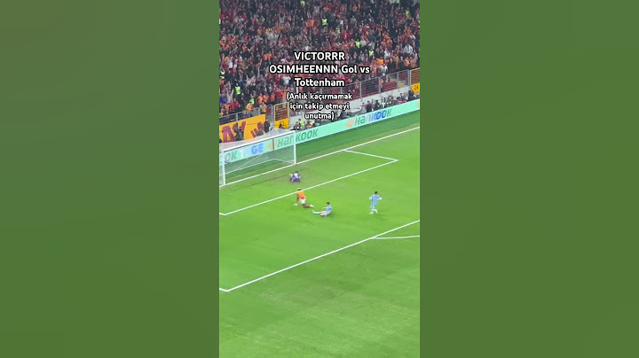 VICTORRR OSIMHENNN GOL vs Tottenham #galatasaray #osimhen #tottenham #keşfet #gol #futbol