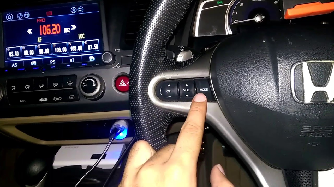 Genuine oem Multimedia switches for Honda city/civic/fit. YouTube