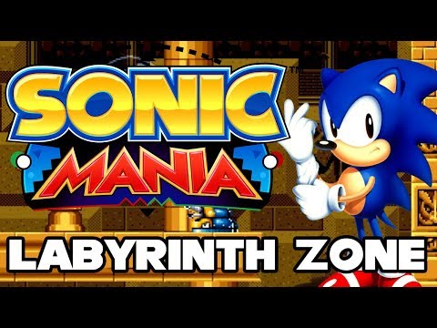 Sonic Mania - Labyrinth Zone - Walkthrough