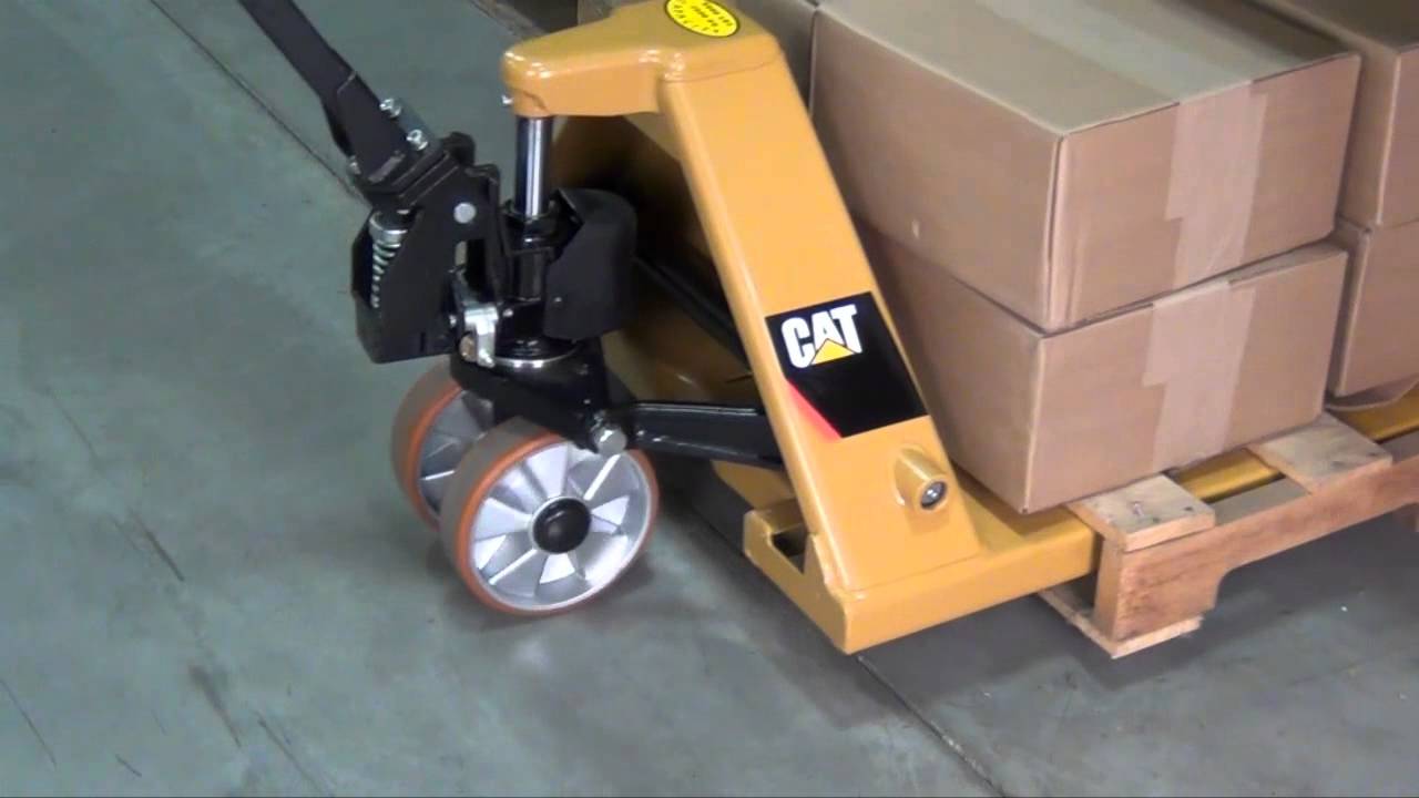 The Cat Lift Trucks Hand Pallet Truck - YouTube