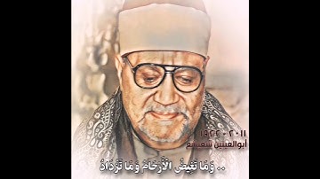 ابوالعینین شعیشع مقام بیات عجمی (و ما تغیض الأرحام و ما تزداد) سورة رعد