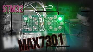Stm32 and Max7301 | Robot Eyes | 48 lines over 4 wires, how? | #49
