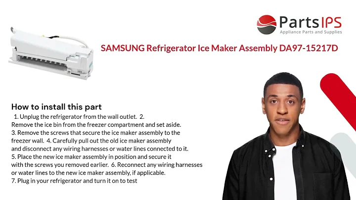 SAMSUNG Refrigerator Ice Maker Assembly DA97-15217D - PartsIPS