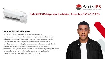 SAMSUNG Refrigerator Ice Maker Assembly DA97-15217D - PartsIPS