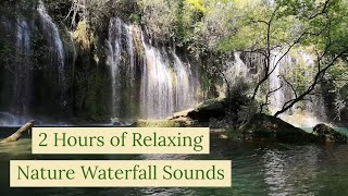 2 Hours of Relaxing Nature Waterfall Sounds
