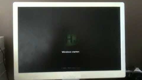 My custom windows 7 boot animation