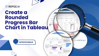 How to Create Rounded Progress Bar Chart in Tableau | Stylish Circular Progress Visualization
