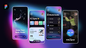 Mastering Figma - Fitness App UI Design Tutorial