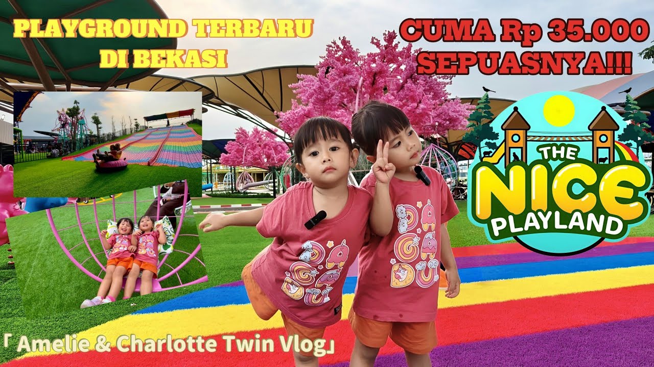 PLAY AT THE NICE PLAYLAND BEKASI PLAYGROUND | FAMILY VLOG | TICKET FEE & FACILITY