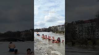 How is Ice Bathing in Isar in Munich 🇩🇪