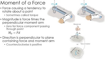 Statics Lecture: 2d Moments