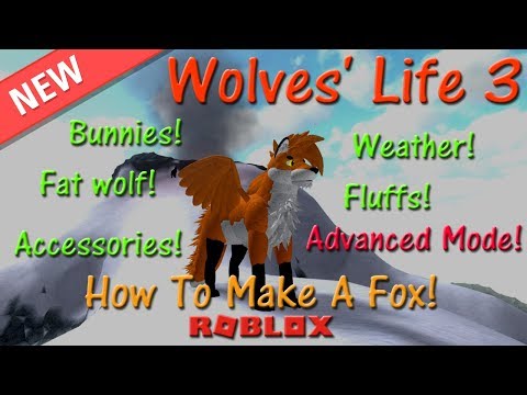 Roblox Wolves Life 3 How To Make A Fox Hd - roblox crossed paws wip i met shyfoox phini hd