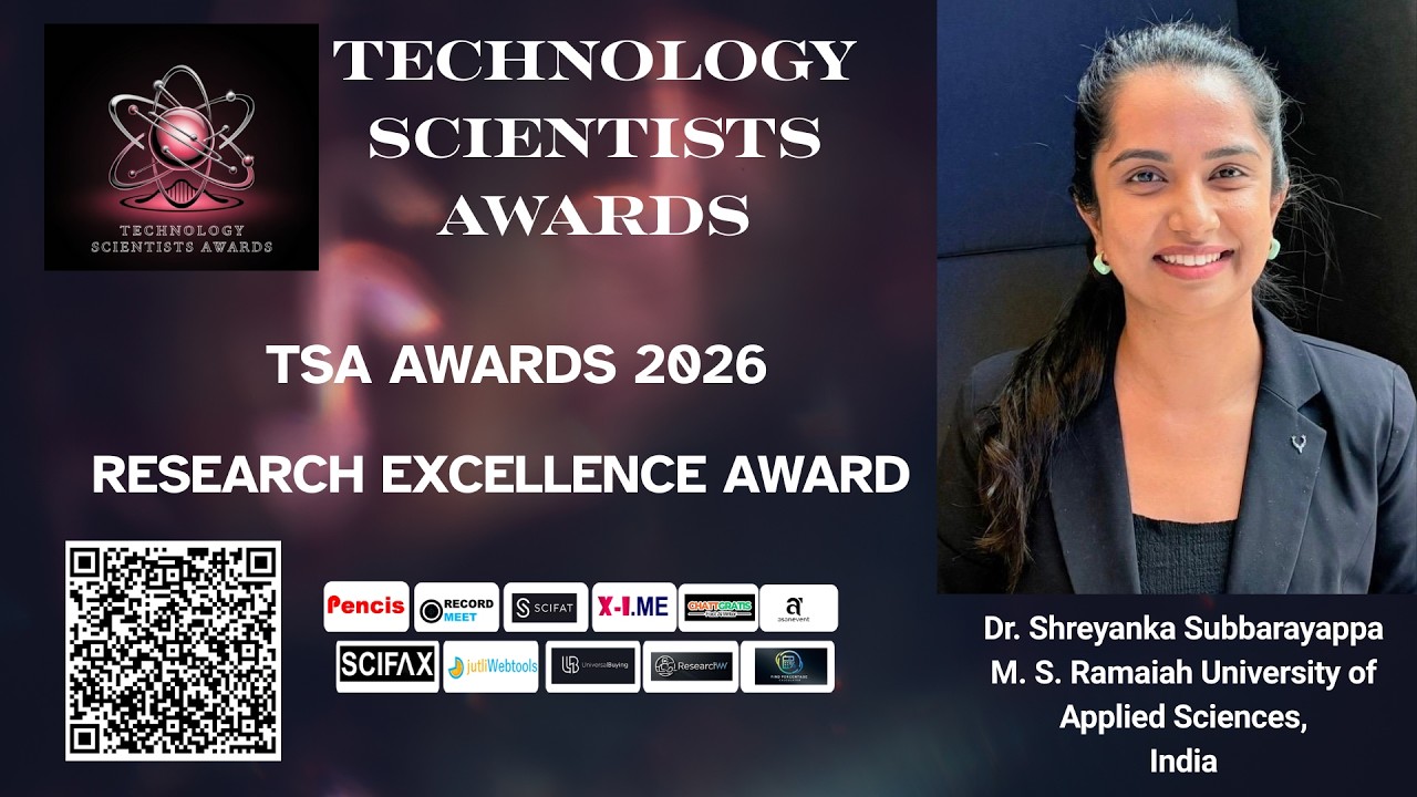 Dr. Shreyanka Subbarayappa | Research Excellence Award #worldresearchawards #researchawards