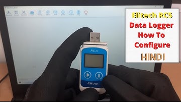 Elitech RC5 Data Logger | How To Configure | Guide In Hindi #elitechrc5 #dataloggerconfigure