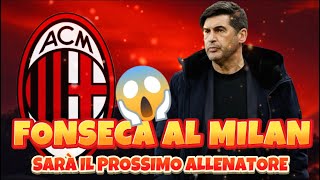 MILAN CHOSE FONSECA 😱 HE WILL BE THE NEW COACH #acmilan #milan #reaction #fonseca